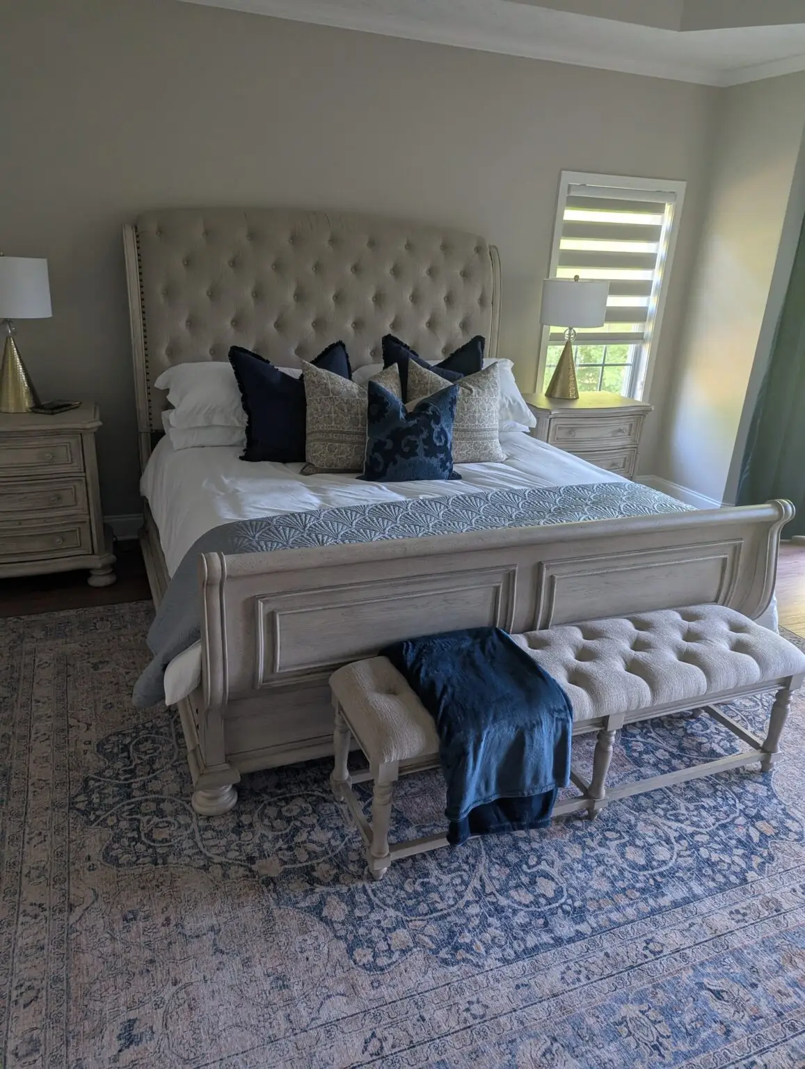 Bedroom, organized and clean
